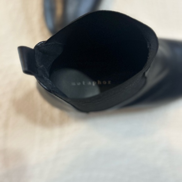 Metaphor Black Ankle Boots. Size 8. Cabincore. - Picture 8 of 8